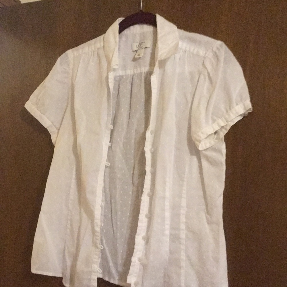 White collared blouse